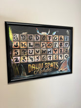 Load image into Gallery viewer, The Drum Spots Alphabet Poster
